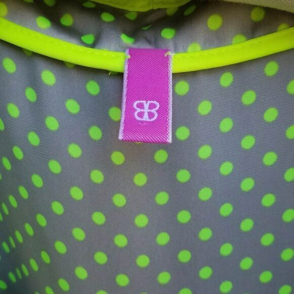 Luxury Euro Brand Basler Taupe/Neon Green Polka Dot Blazer and Shell w/Tie  44 - Picture 2 of 16